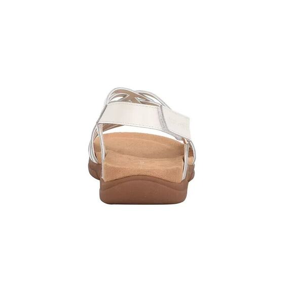 Easy Spirit White Sandals with Cushioned Sole - Picture 3 of 5